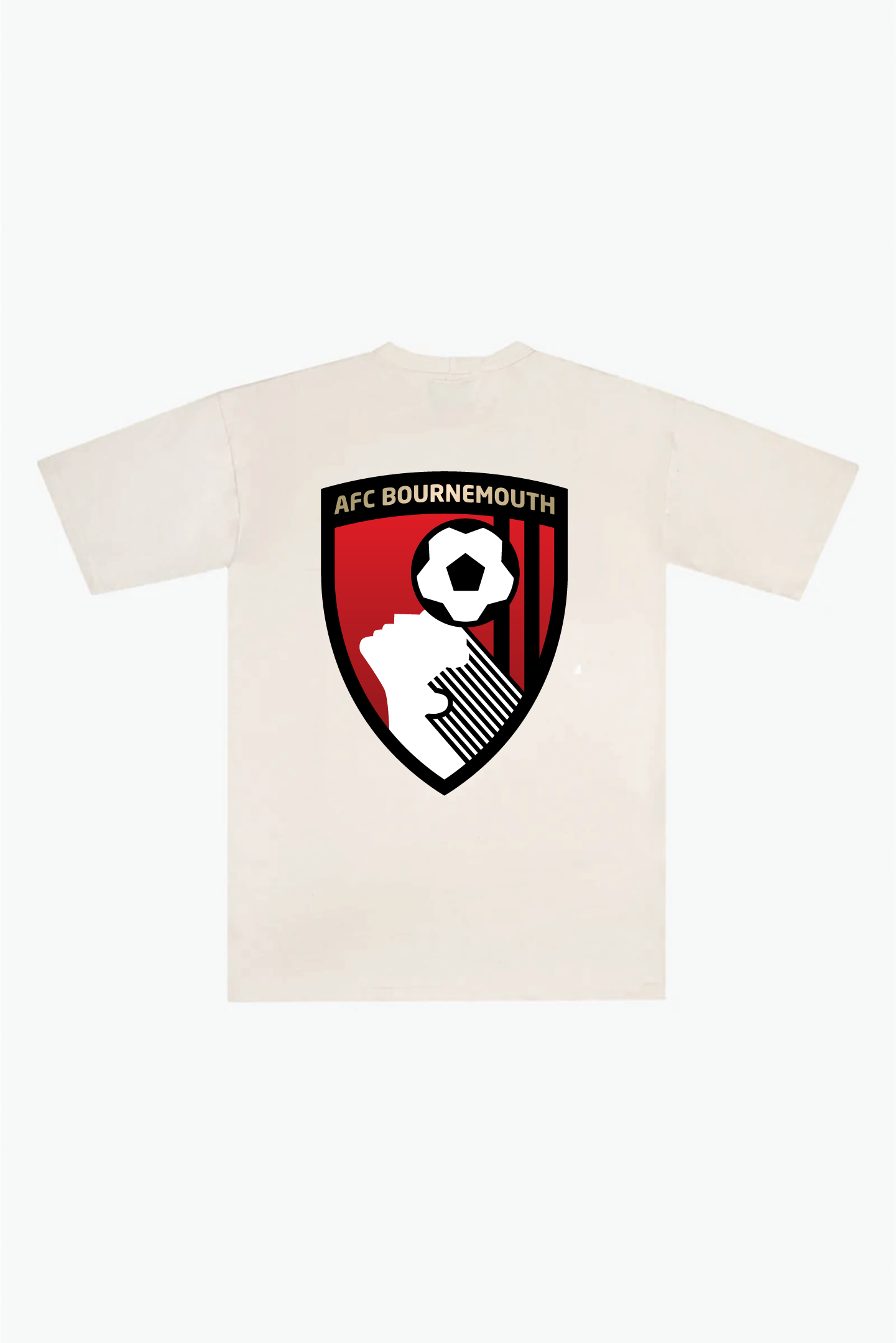 AFC Bournemouth Heavyweight T-Shirt - Ivory