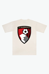 AFC Bournemouth Heavyweight T-Shirt - Ivory