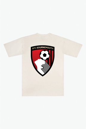 AFC Bournemouth Heavyweight T-Shirt - Ivory