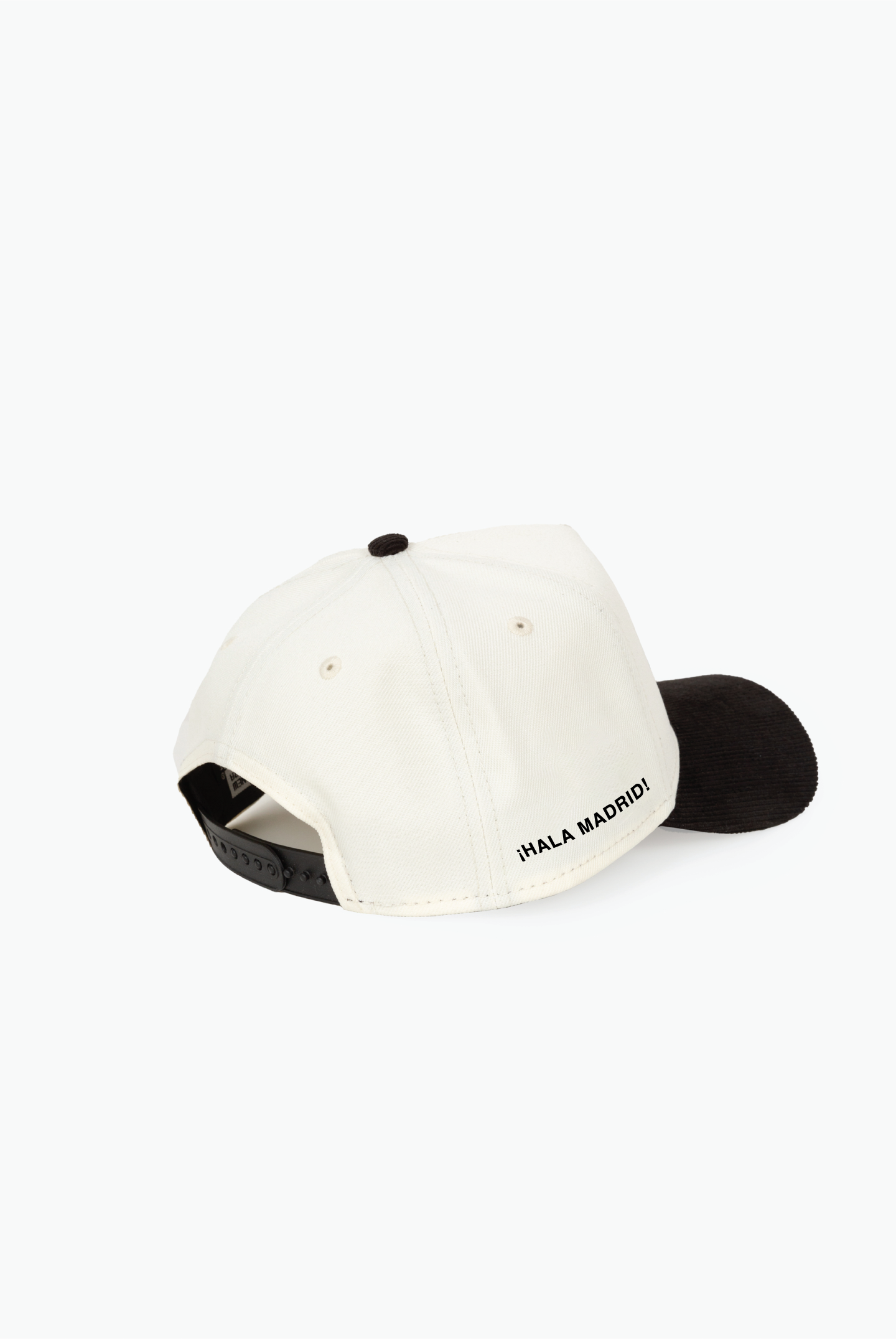 Real Madrid A-Frame Cap - Ivory / Black