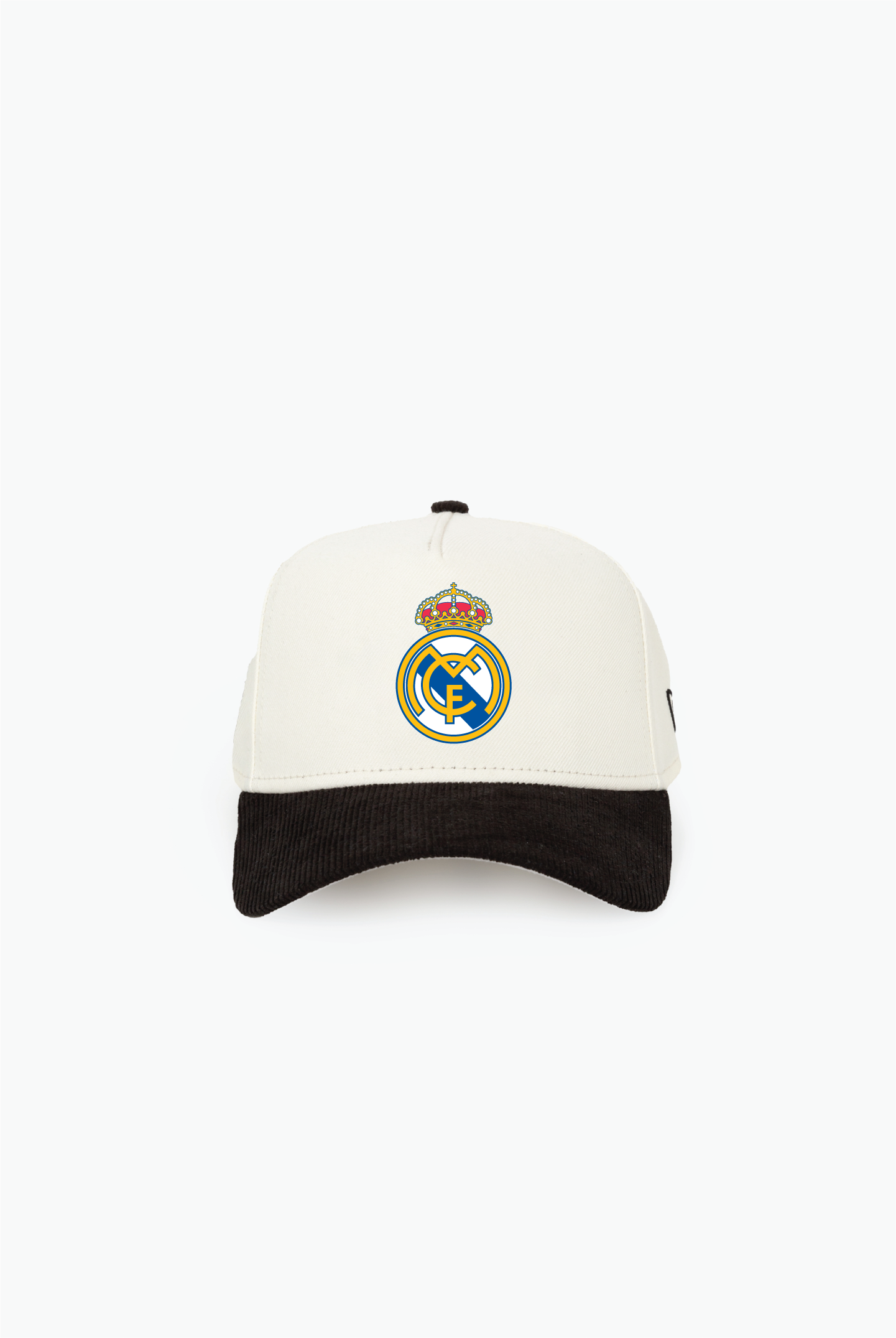 Real Madrid A-Frame Cap - Ivory / Black