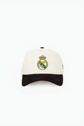 Real Madrid A-Frame Cap - Ivory / Black