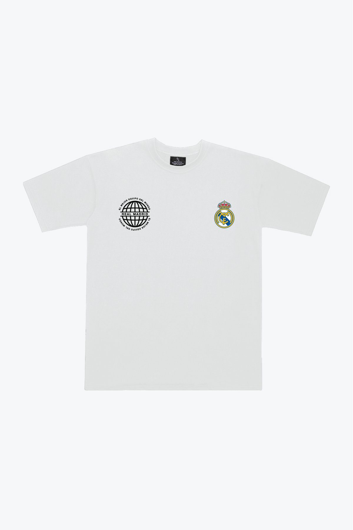 Real Madrid European Champions Heavyweight T-Shirt - White