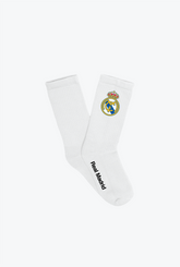 Real Madrid Crew Socks - White