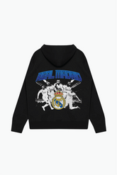 Real Madrid Heavyweight Hoodie - Black