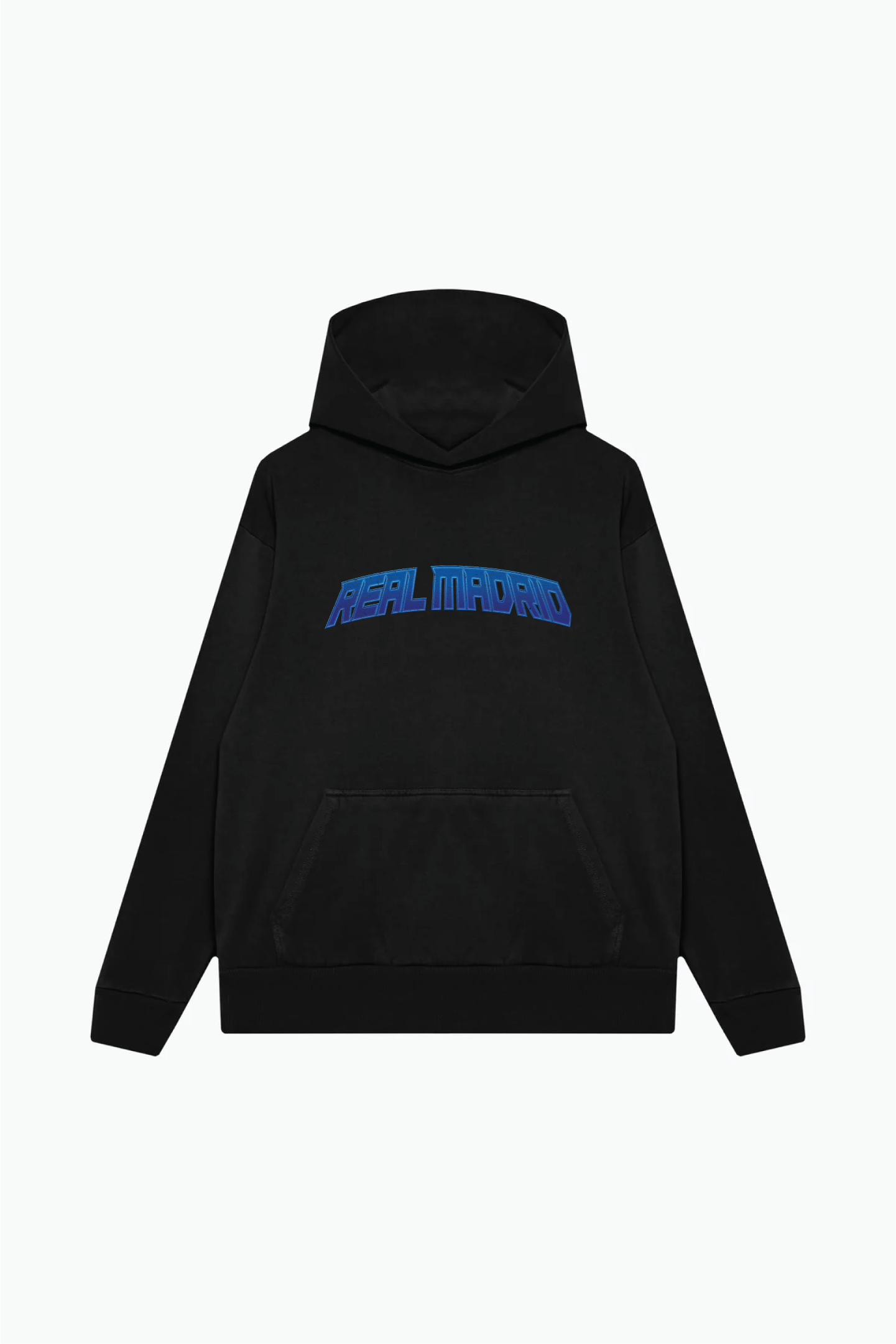 Real Madrid Heavyweight Hoodie - Black