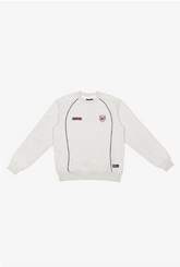Arsenal F.C Piping Heavyweight Crewneck - Ash