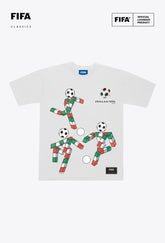 T-shirt épais blanc à l'effigie de la mascotte de l'Espagne pour la Coupe du Monde de la FIFA - Coupe du Monde de la FIFA