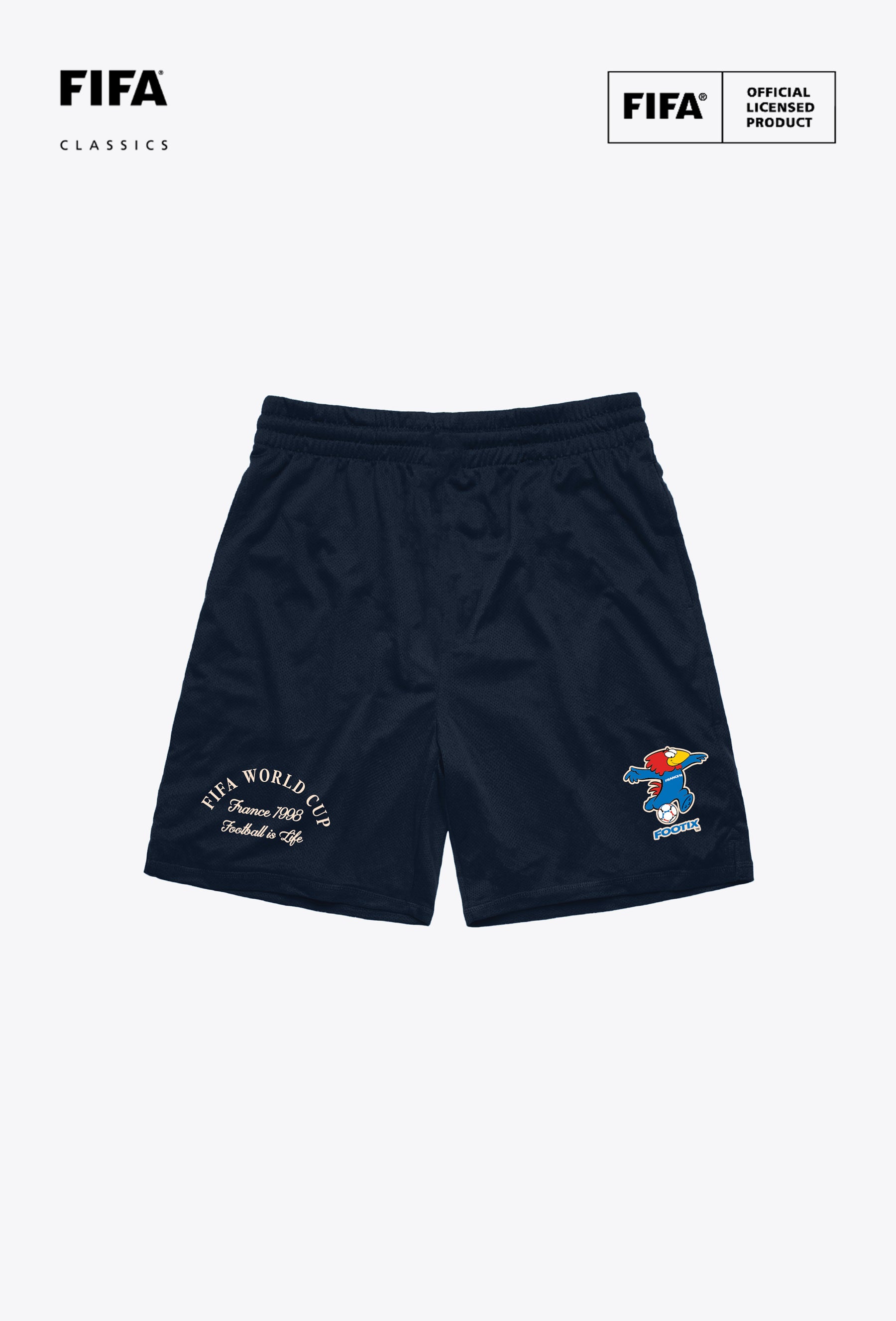 Short en maille marine, Coupe du Monde de la FIFA, France 1998