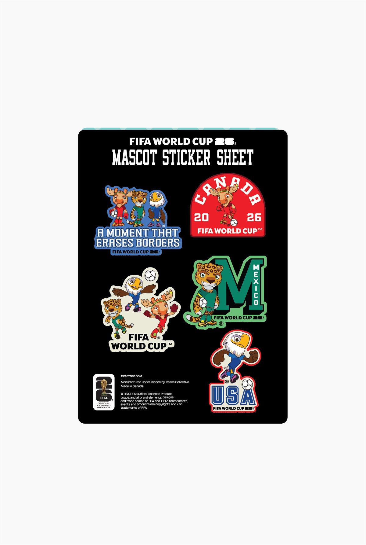 FIFA World Cup 2026™ Mascots Sticker - Multicolour