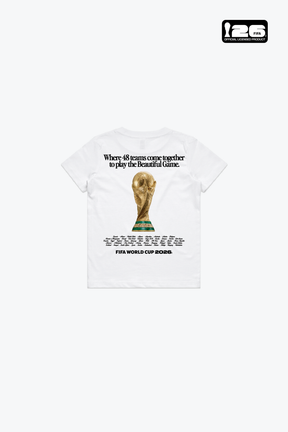 Camiseta Juvenil FIFA World Cup 2026™ El Juego Bonito - Blanca