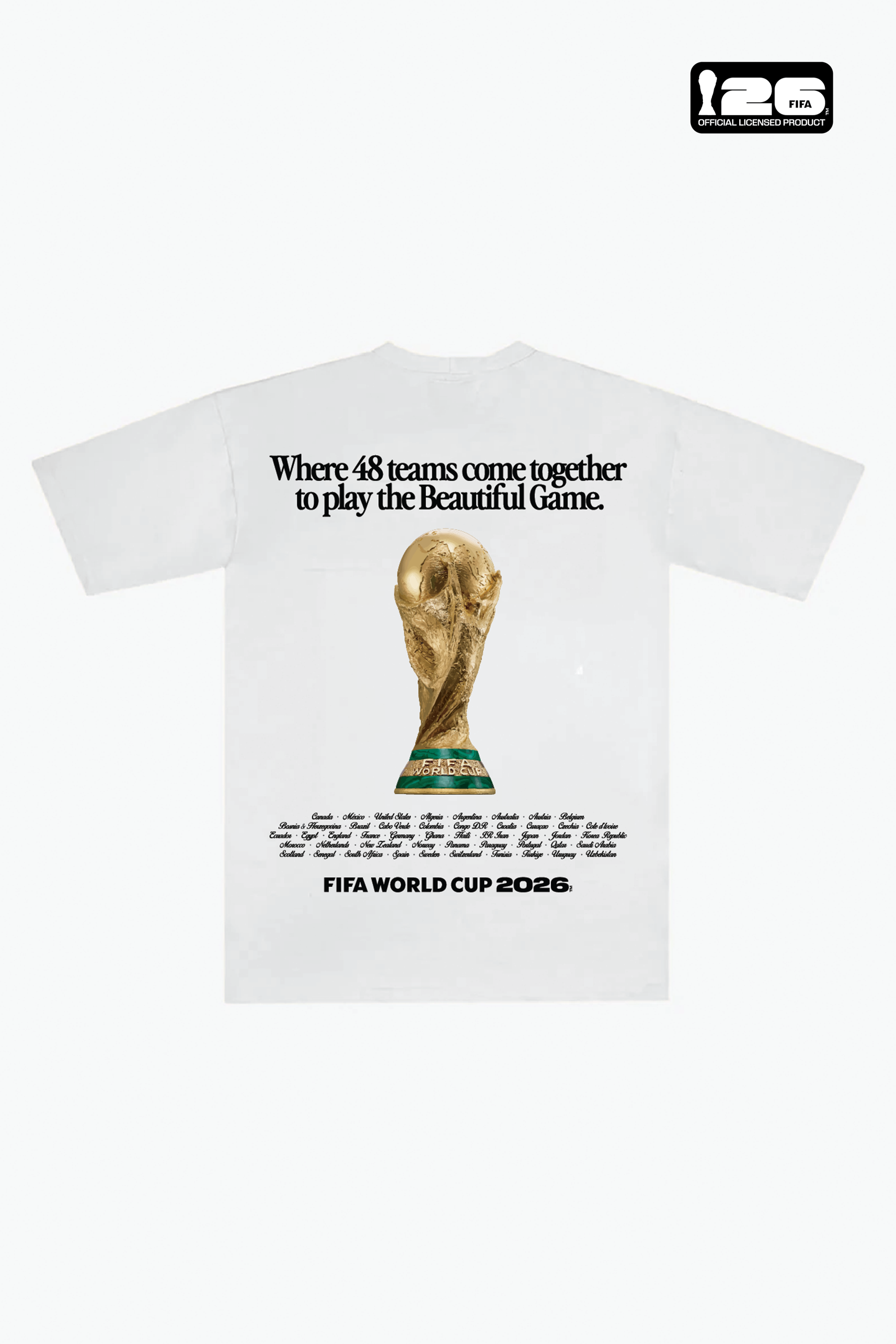 T-shirt épais FIFA Coupe du Monde 2026™ Le Beau Jeu - Blanc