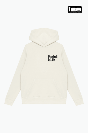Sudadera con capucha de peso pesado FIFA World Cup 2026™ Football is Life - Marfil