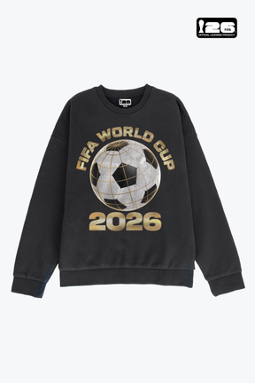 Camiseta de cuello redondo teñida de pigmento FIFA World Cup 2026™ FIFA World Tour - Negra