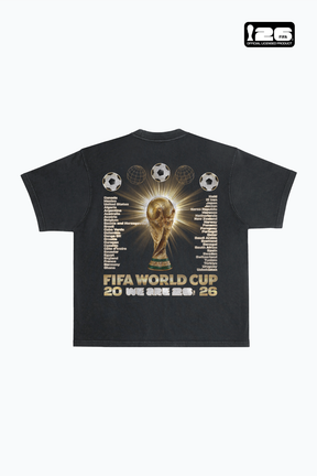 T-shirt noir FIFA World Tour 2026™ - Épais et teint en pièce