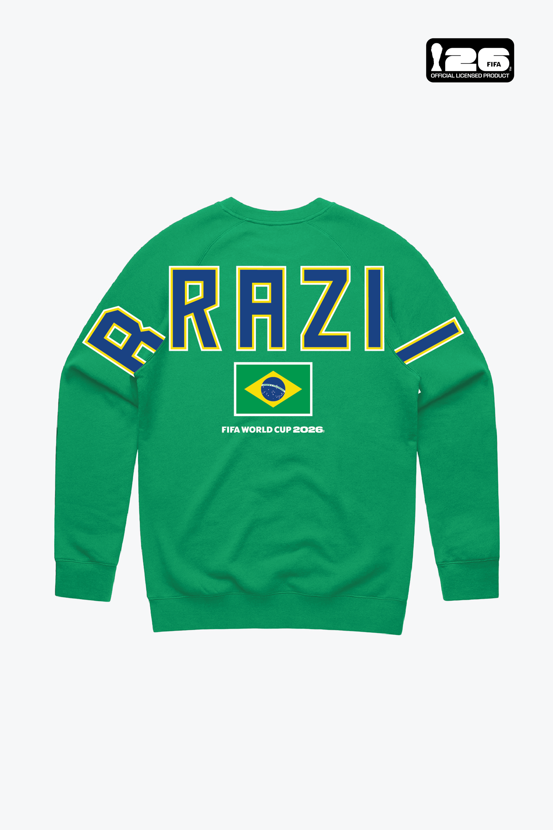 Sweat-shirt à col rond Esprit du Brésil Coupe du Monde de la FIFA 2026™ - Vert Kelly