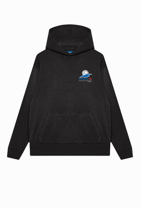Sweat à capuche épais Coupe du Monde FIFA France '98 - Noir