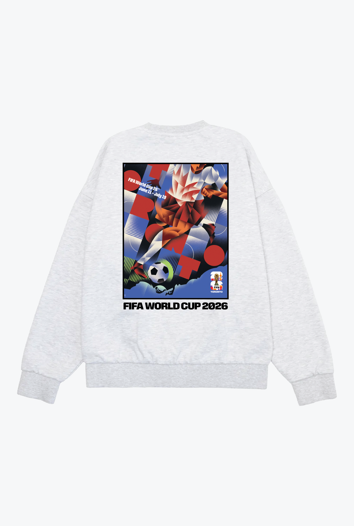 FIFA World Cup 2026™ Toronto Poster Heavyweight Crewneck - Ash
