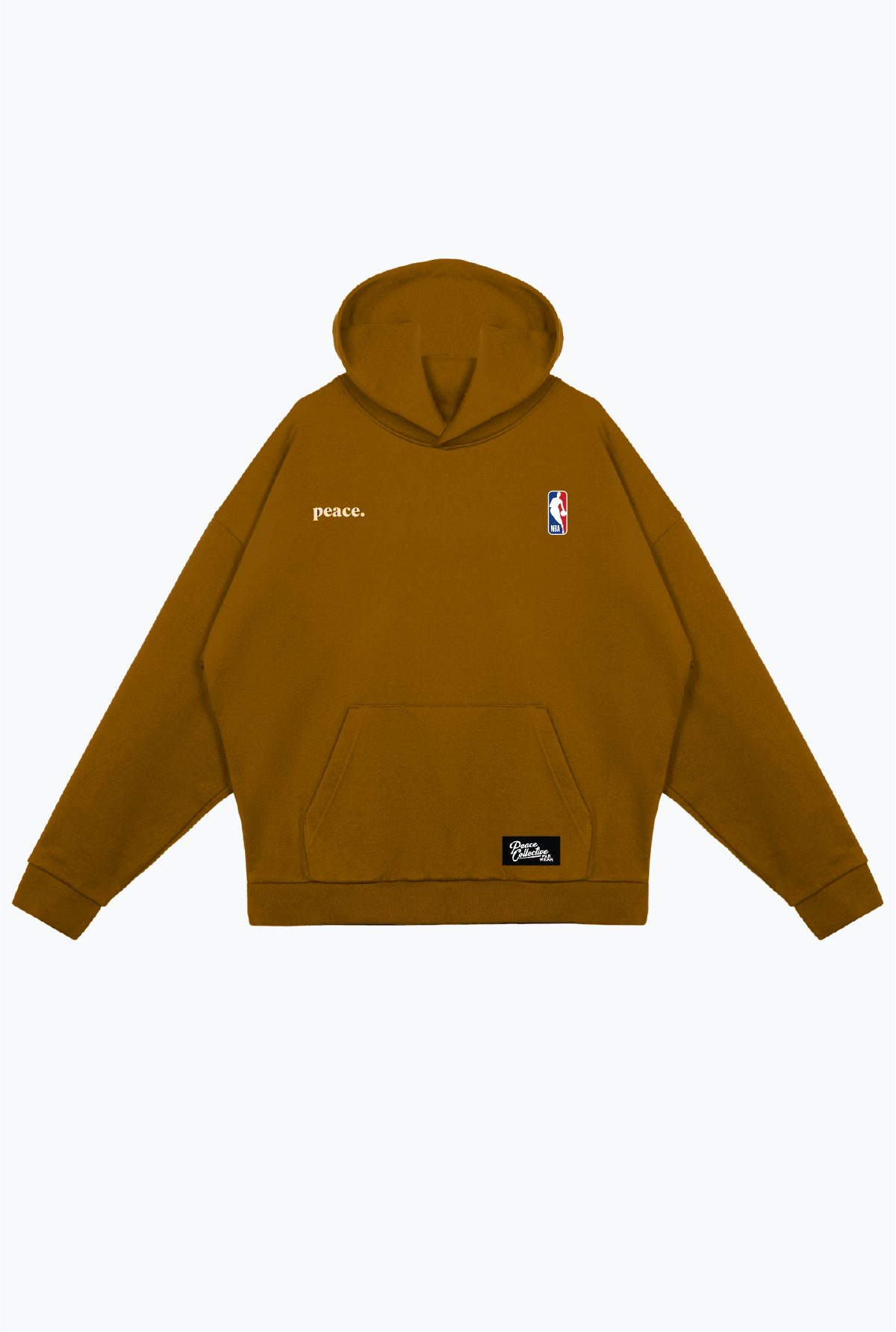 Basketball is Life Fanleisure Heavyweight Hoodie - Brown