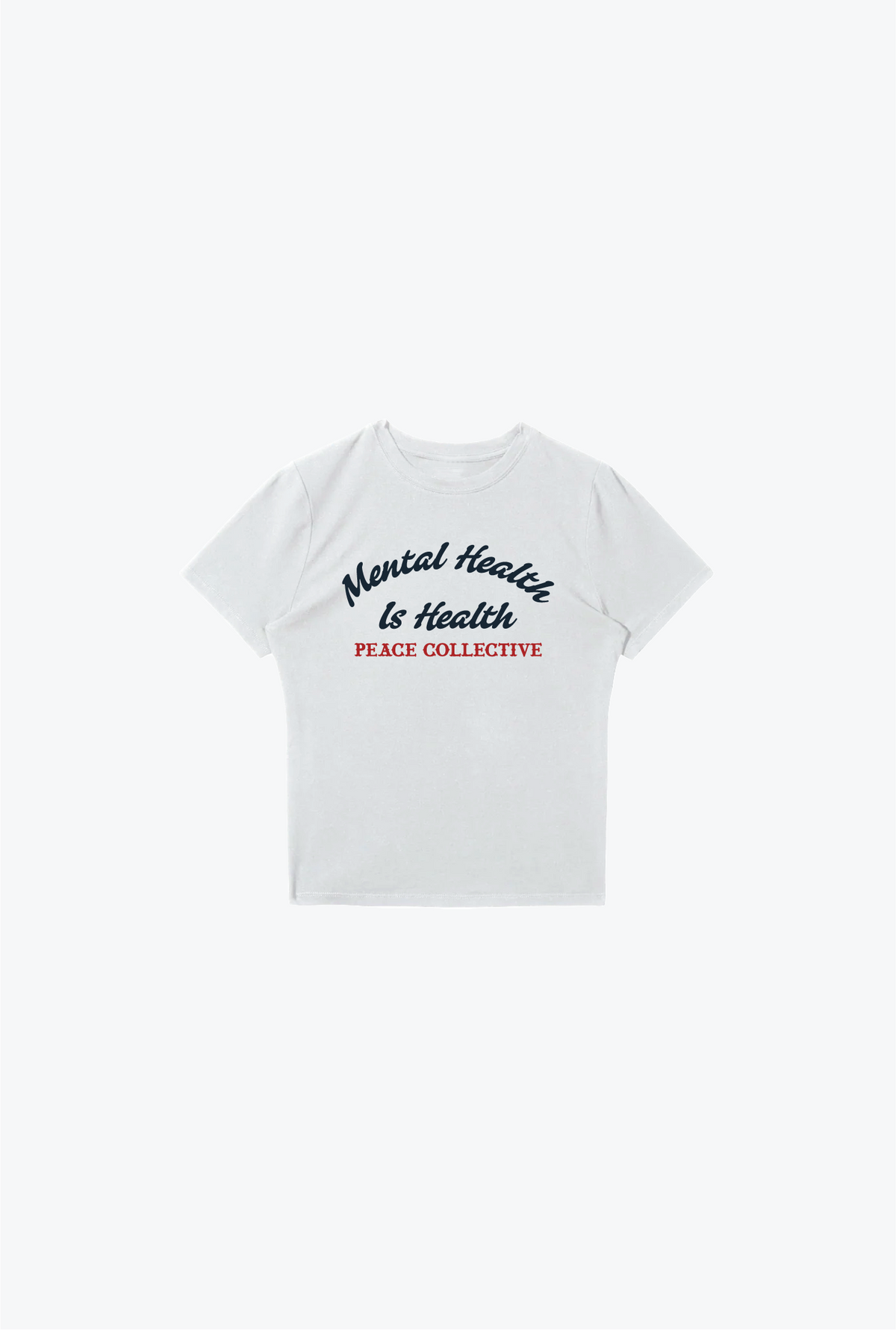 Mental Health is Health Western Baby T-Shirt - White