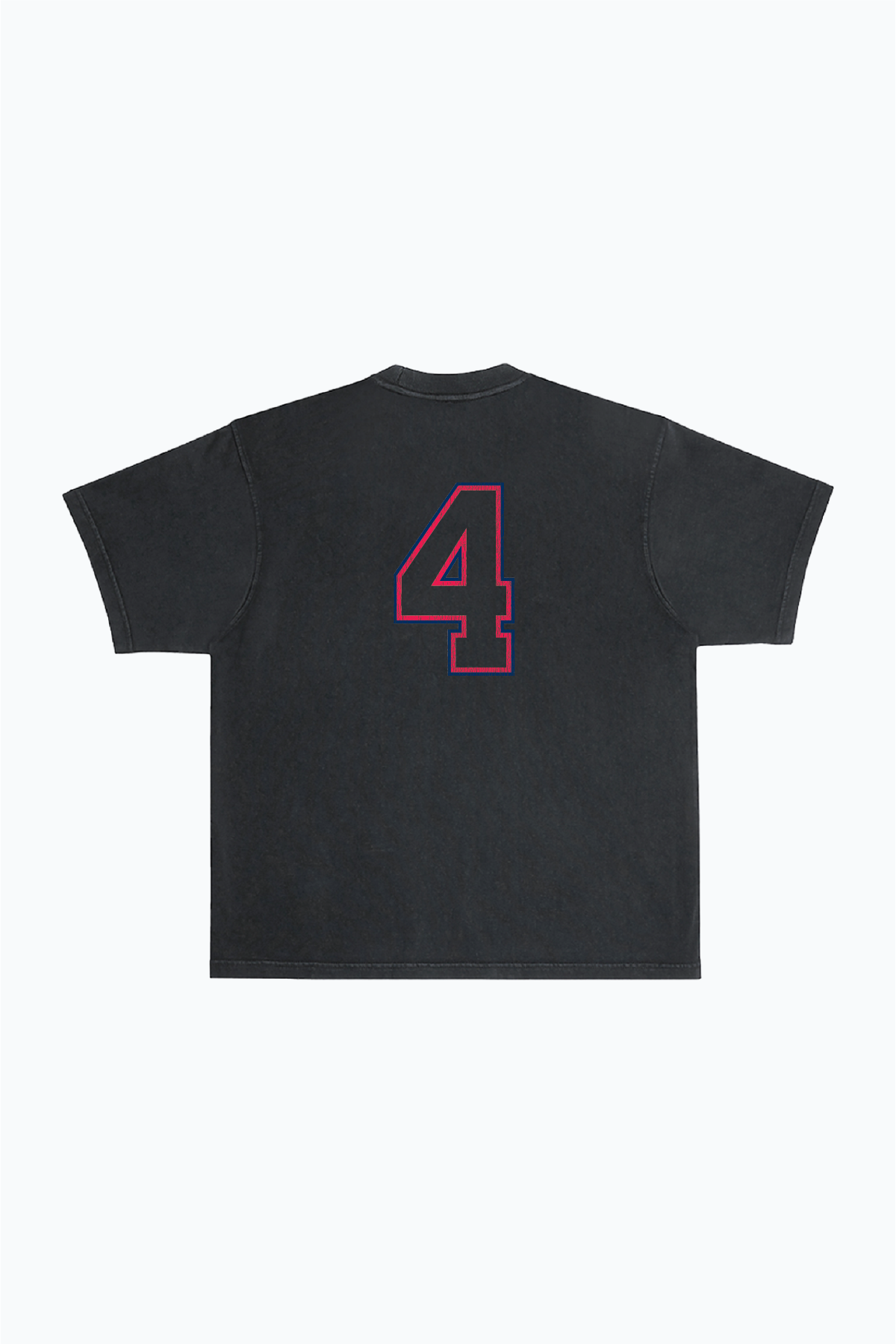 George Springer Heavyweight Garment Dyed T-Shirt - Black