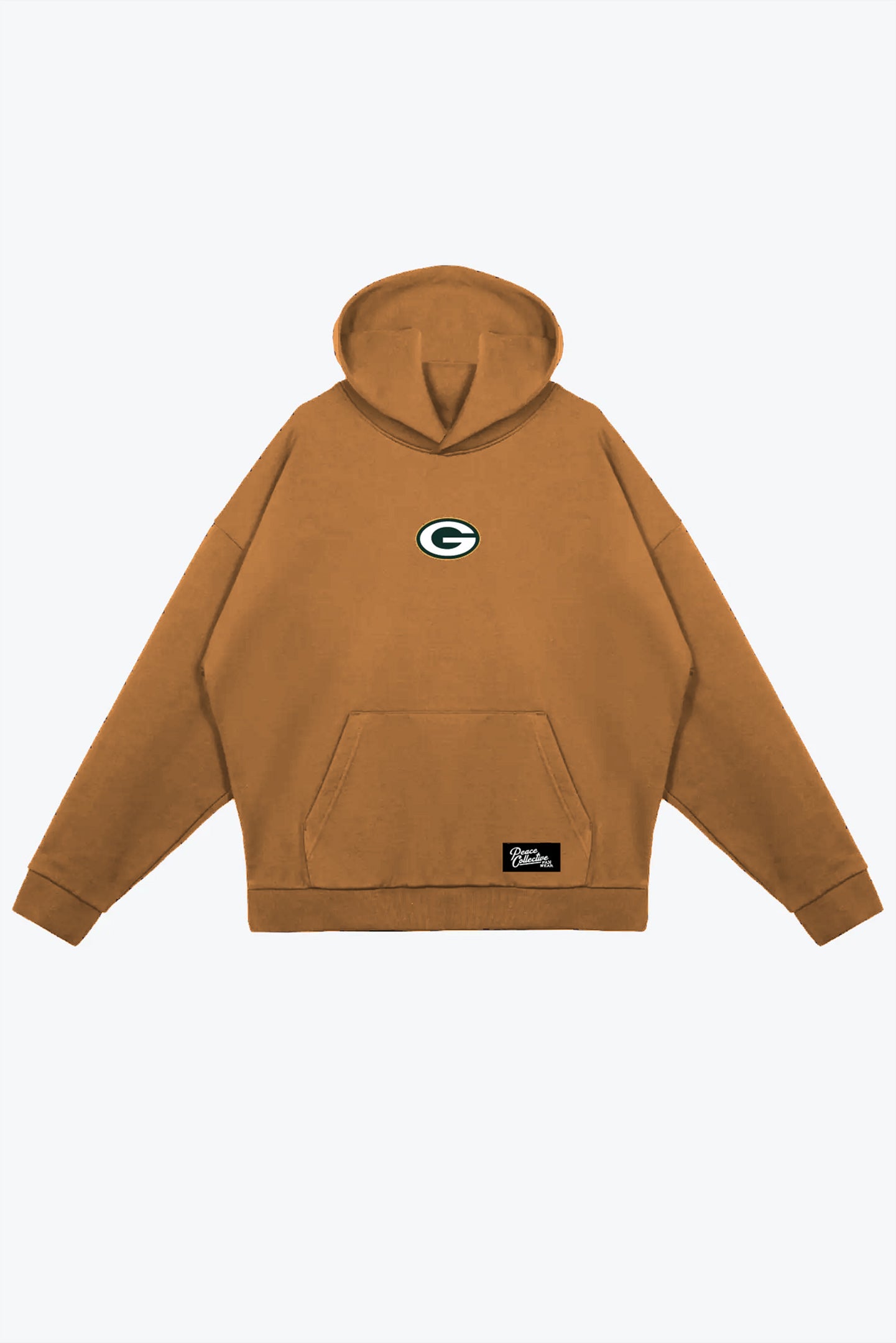 Green Bay Packers Fanleisure Heavyweight Hoodie - Brown