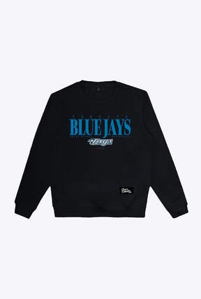 Pull ras du cou épais des Blue Jays de Toronto - Noir