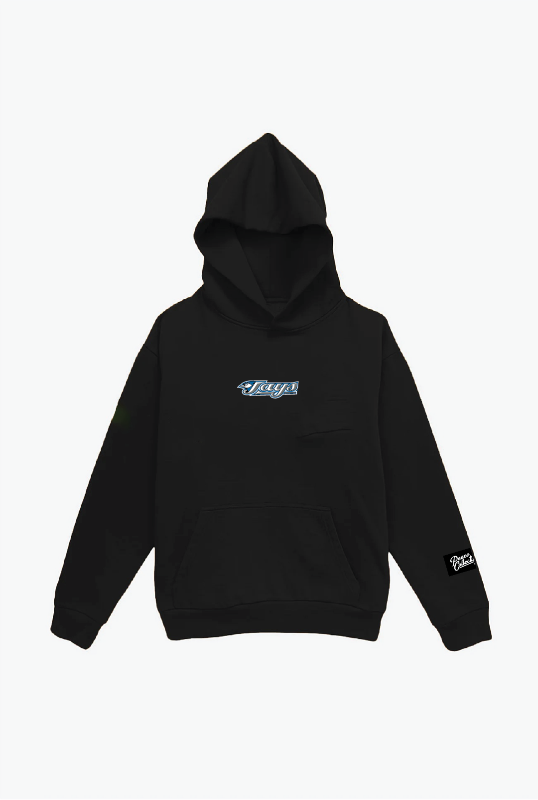 Sweat à capuche épais des Blue Jays de Toronto - Noir