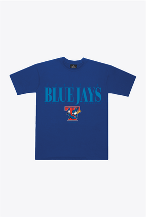 T-shirt vintage épais des Blue Jays de Toronto - Bleu roi