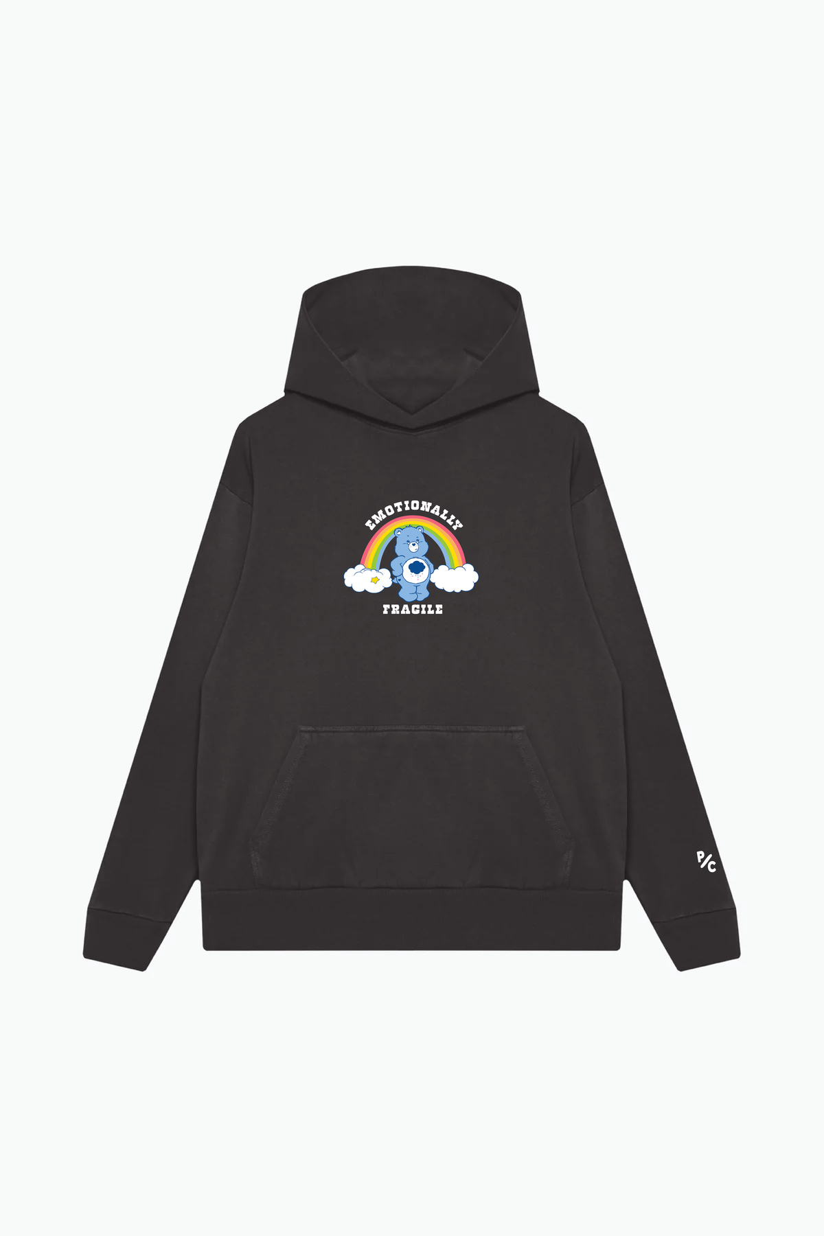 Care Bears Emotionally Fragile Heavyweight Hoodie - Black