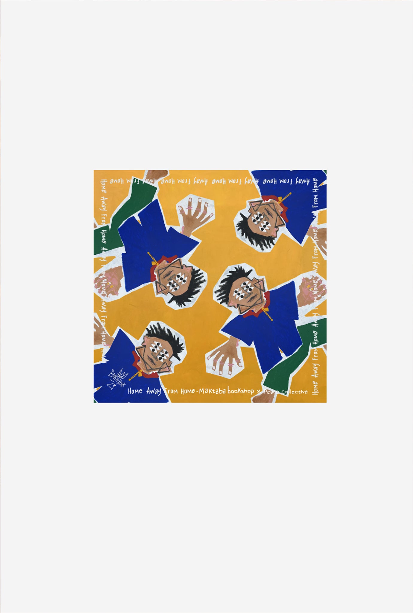 Home Away From Home Bandana - Gold