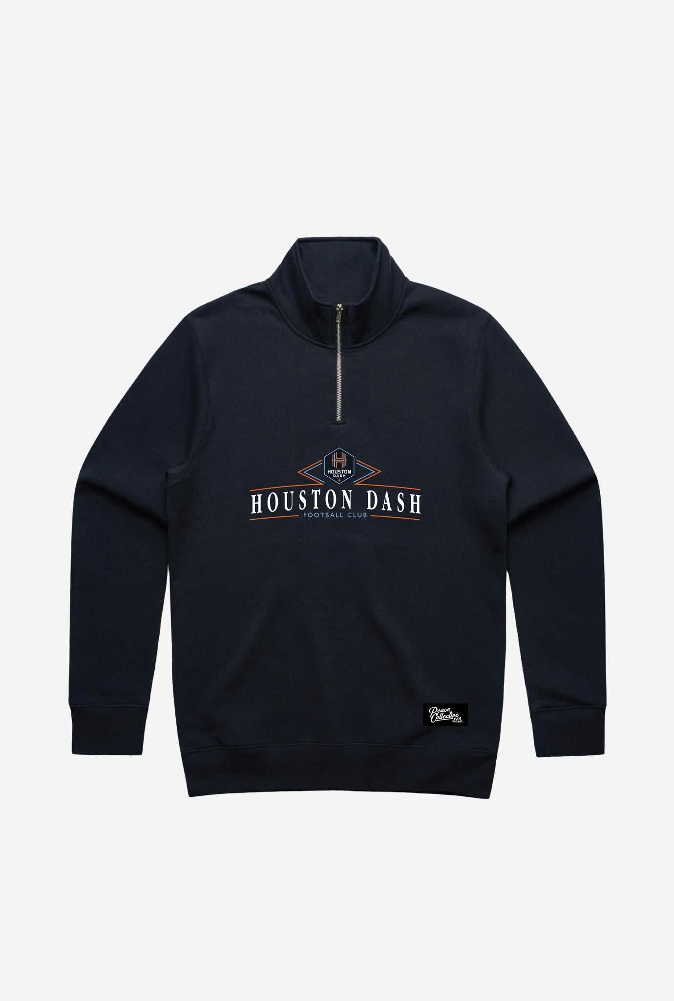 Houston Dash Vintage Quarter Zip - Navy