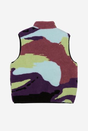 Peace Basics Reversible Quilted Vest - Aurora
