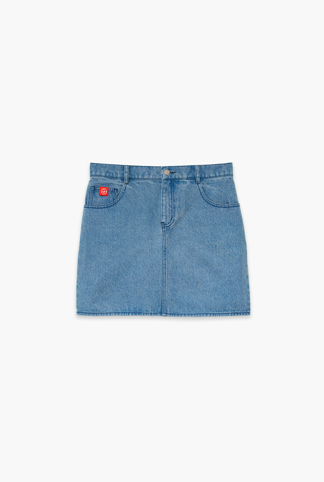 Toronto Blue Jays x Hazel Mae Denim Skirt - Blue Denim