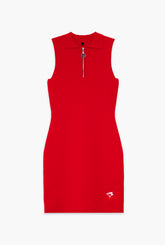 Toronto Blue Jays x Hazel Mae Zip Up Collar Dress - Red