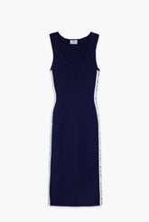 Toronto Blue Jays x Hazel Mae Women's Ribbed Tank Dress - Navy