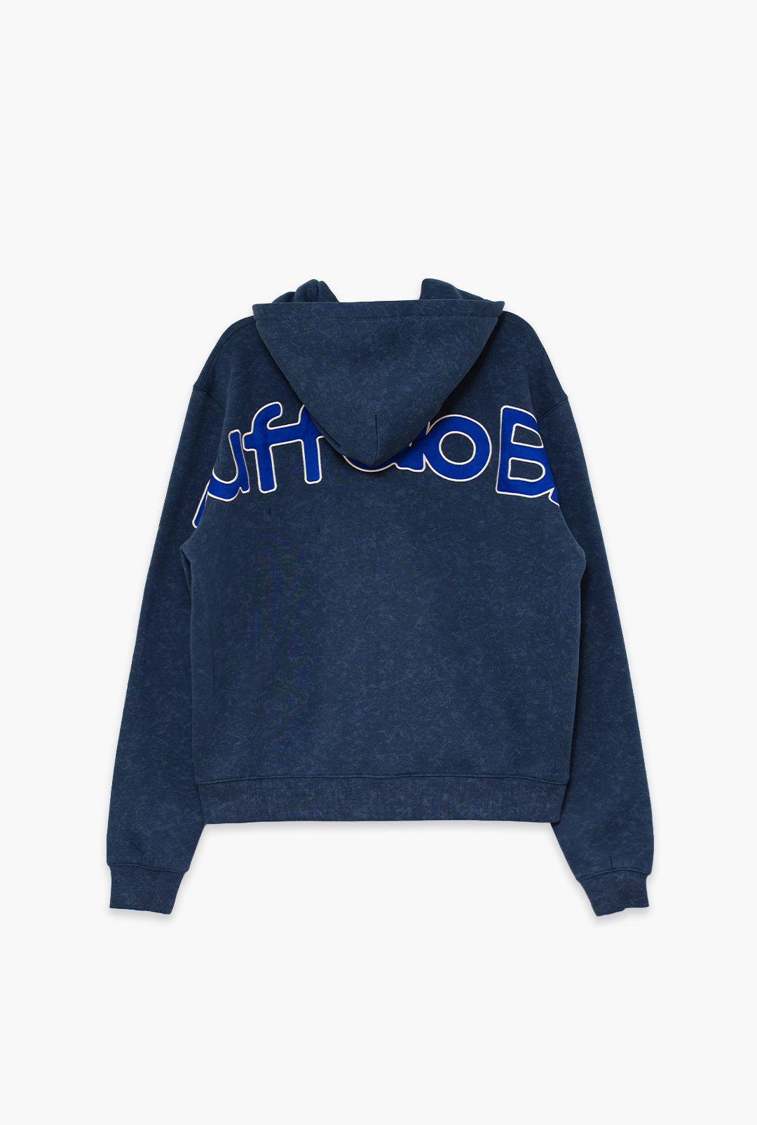Buffalo Bills Sport Through Texture Heavyweight Full Zip Hoodie - Navy