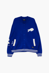 Buffalo Bills Fanleisure Knit Varsity Jacket - Navy