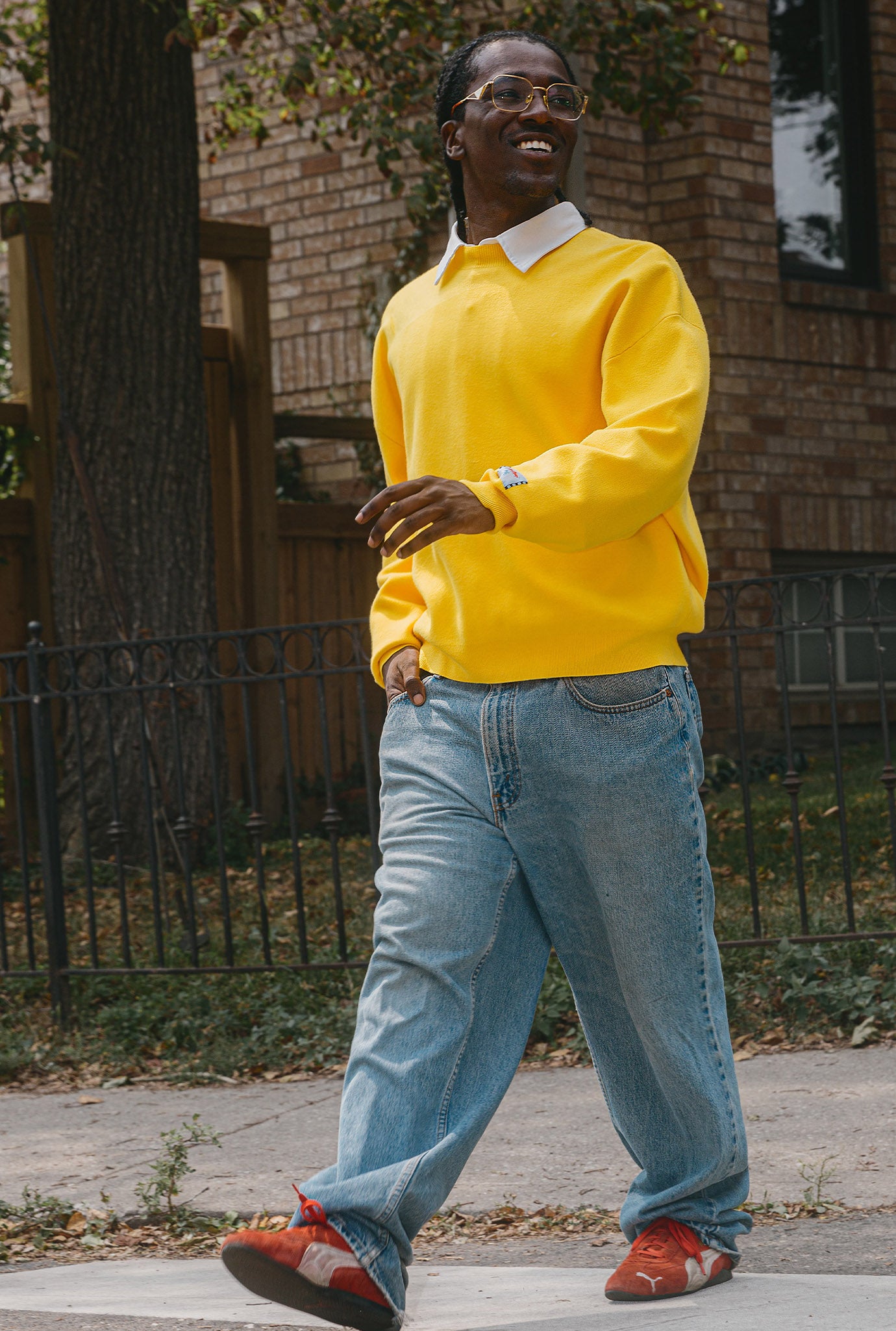 P/C x Arthur Knit Heavyweight Sweater - Yellow