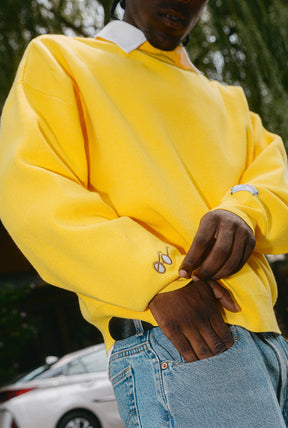 P/C x Arthur Knit Heavyweight Sweater - Yellow