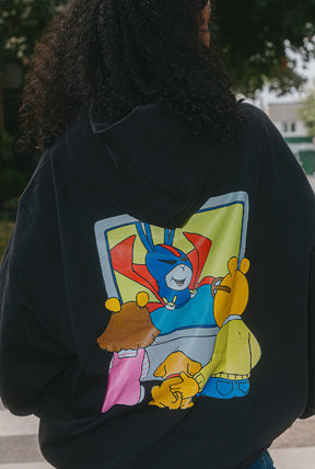 P/C x Arthur Bionic Bunny Heavyweight Hoodie - Black
