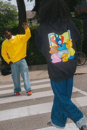 P/C x Arthur Bionic Bunny Heavyweight Hoodie - Black