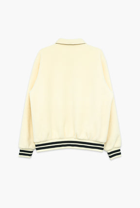 Green Bay Packers Sport Through Texture Fleece 1/4 Zip - Ivory