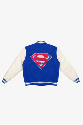 Chaqueta de nylon US Soccer x DC Comics x P/C Superman Varsity - Azul