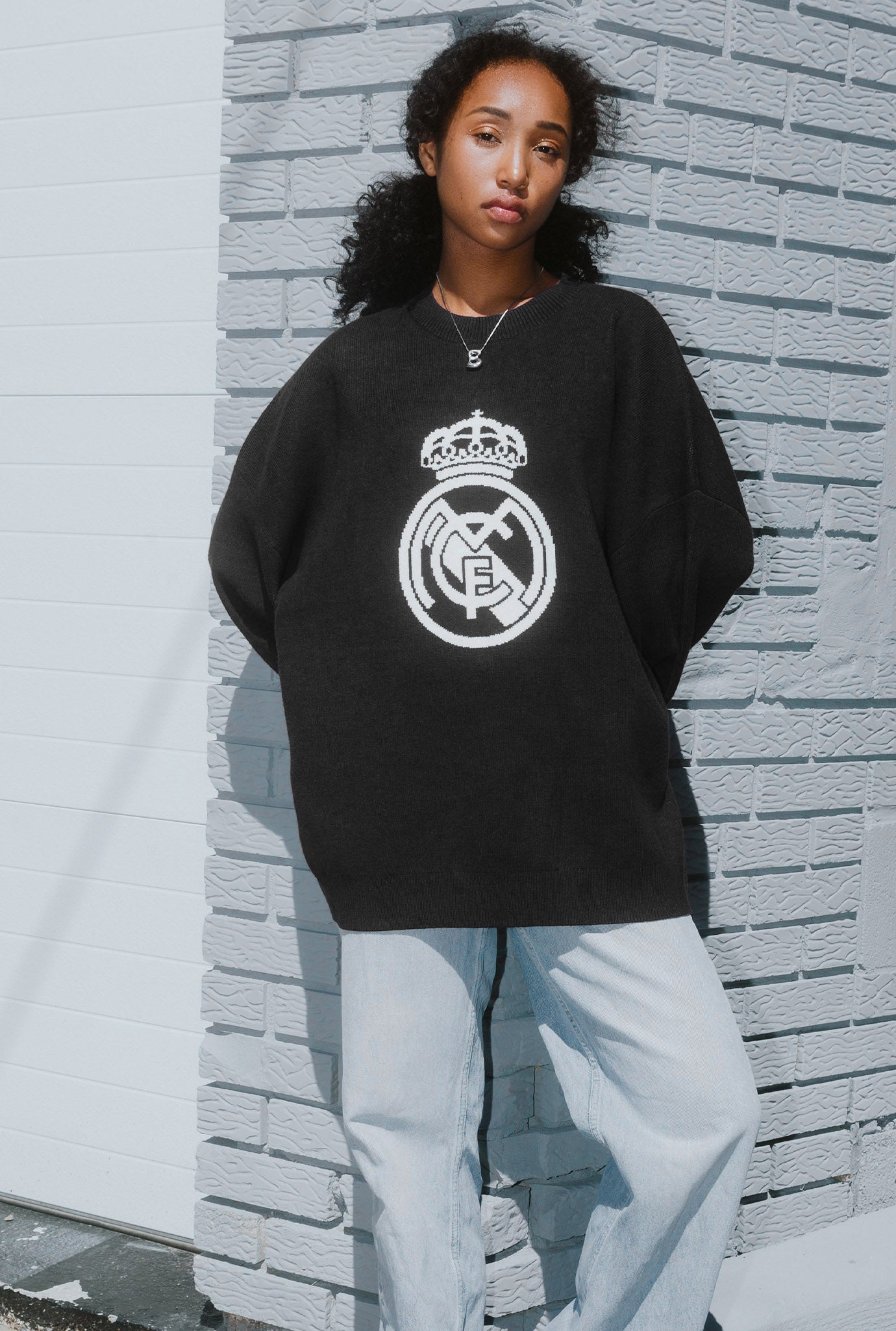 Real Madrid Knit Sweater - Black