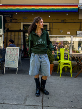 Boston Fleet Quarter Zip - Green