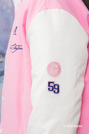 Barbie x PWHL Letterman Jacket - Pink / Ivory