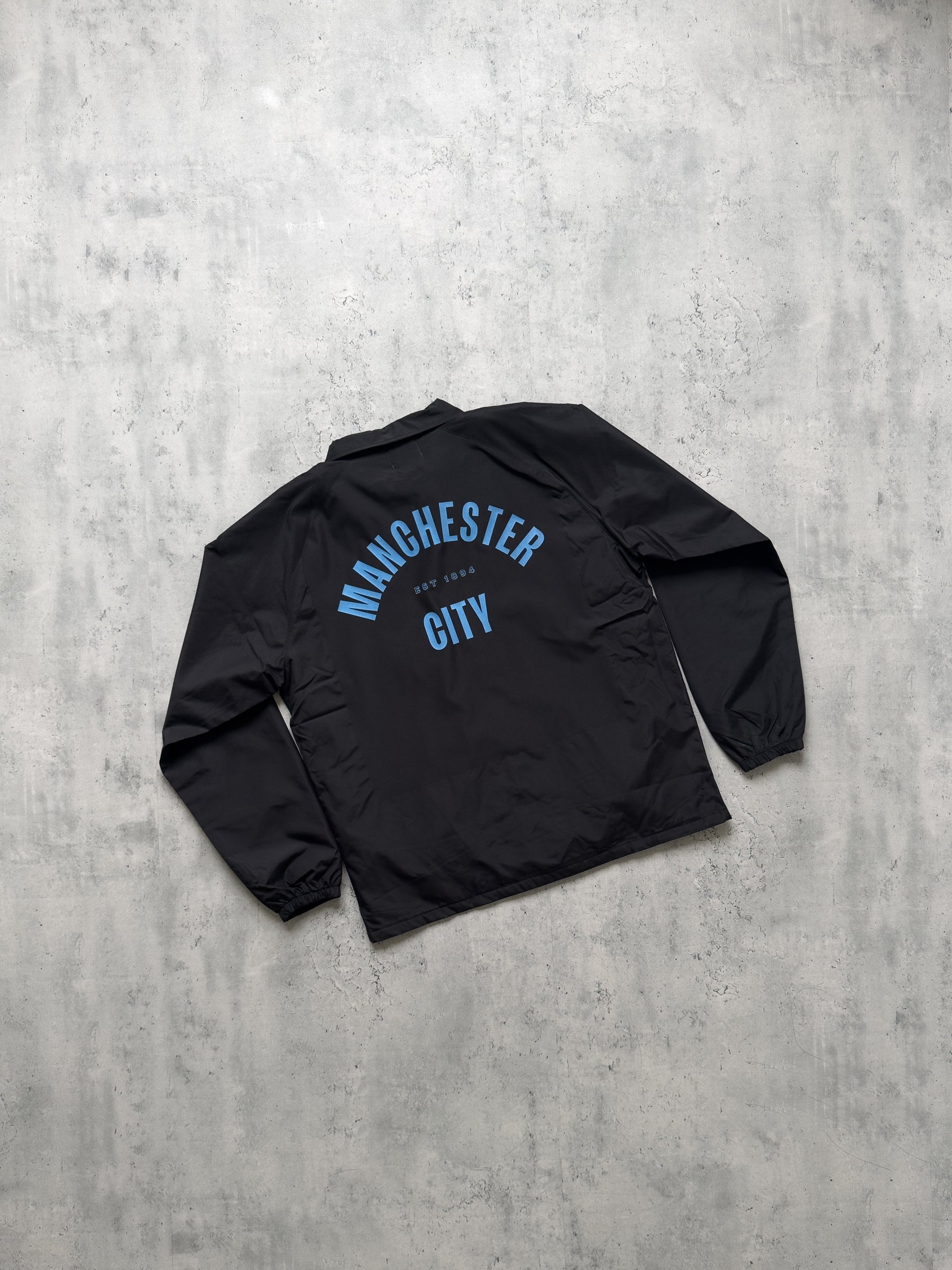 Manchester City FC Coach Jacket - Black