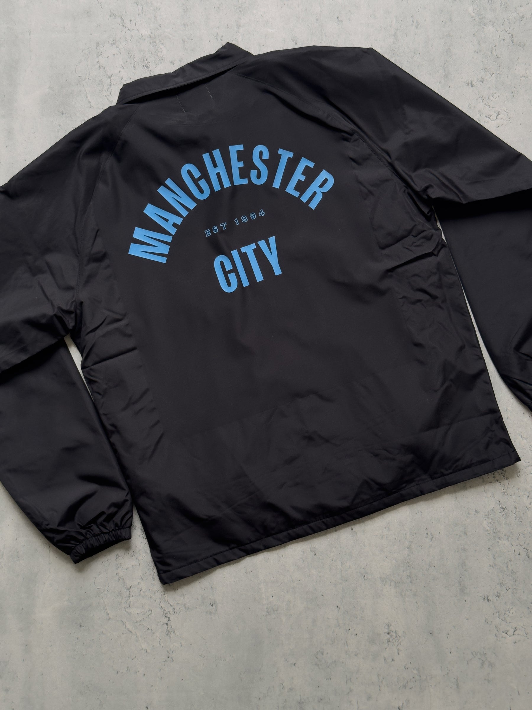 Manchester City FC Coach Jacket - Black