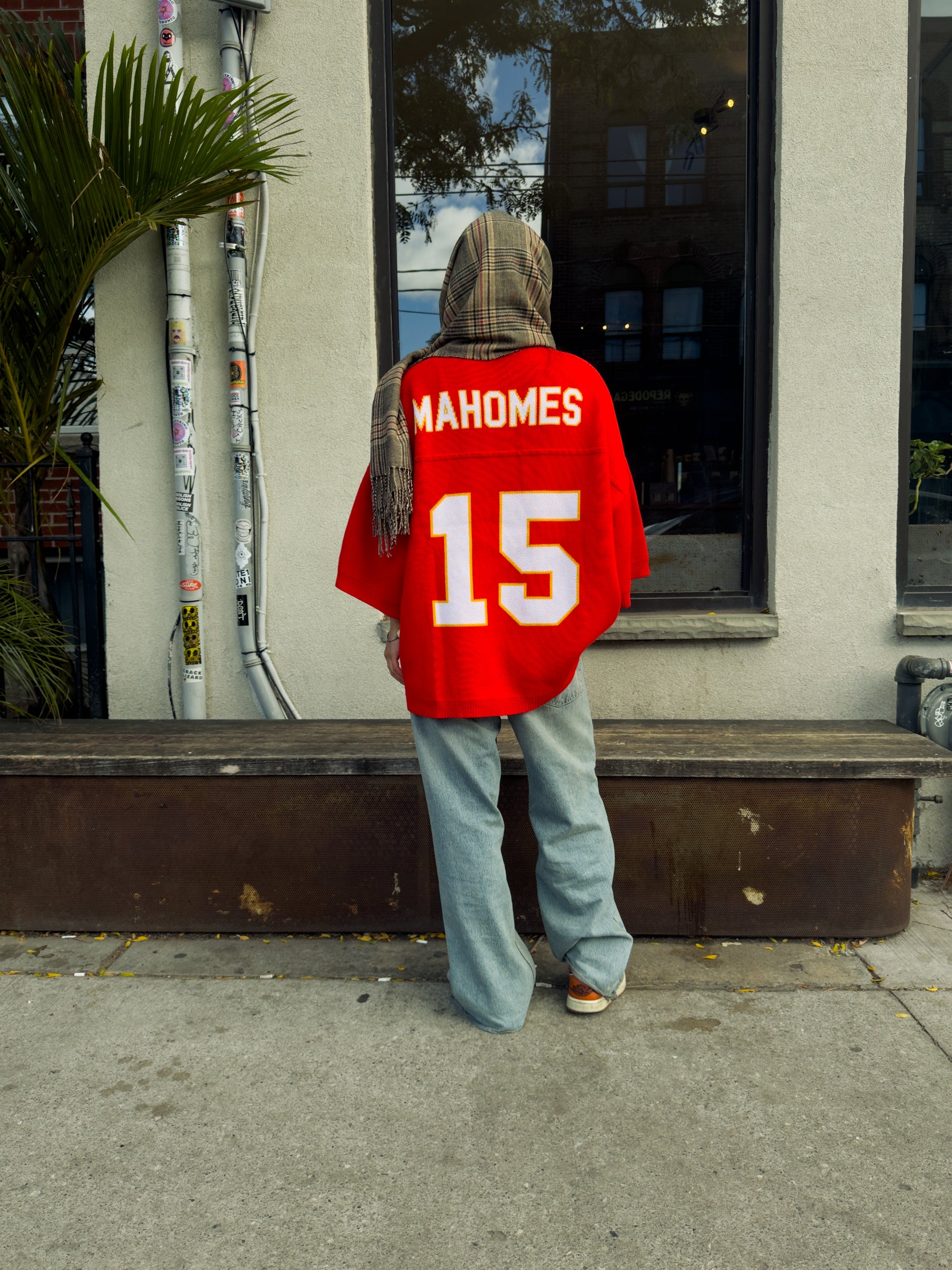 Suéter de punto de Patrick Mahomes - Rojo